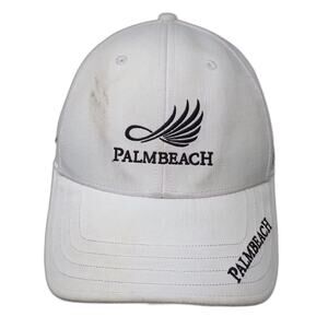 Foremost Palm Beach White Baseball Cap One Size Hat Golf Performance Adjustable